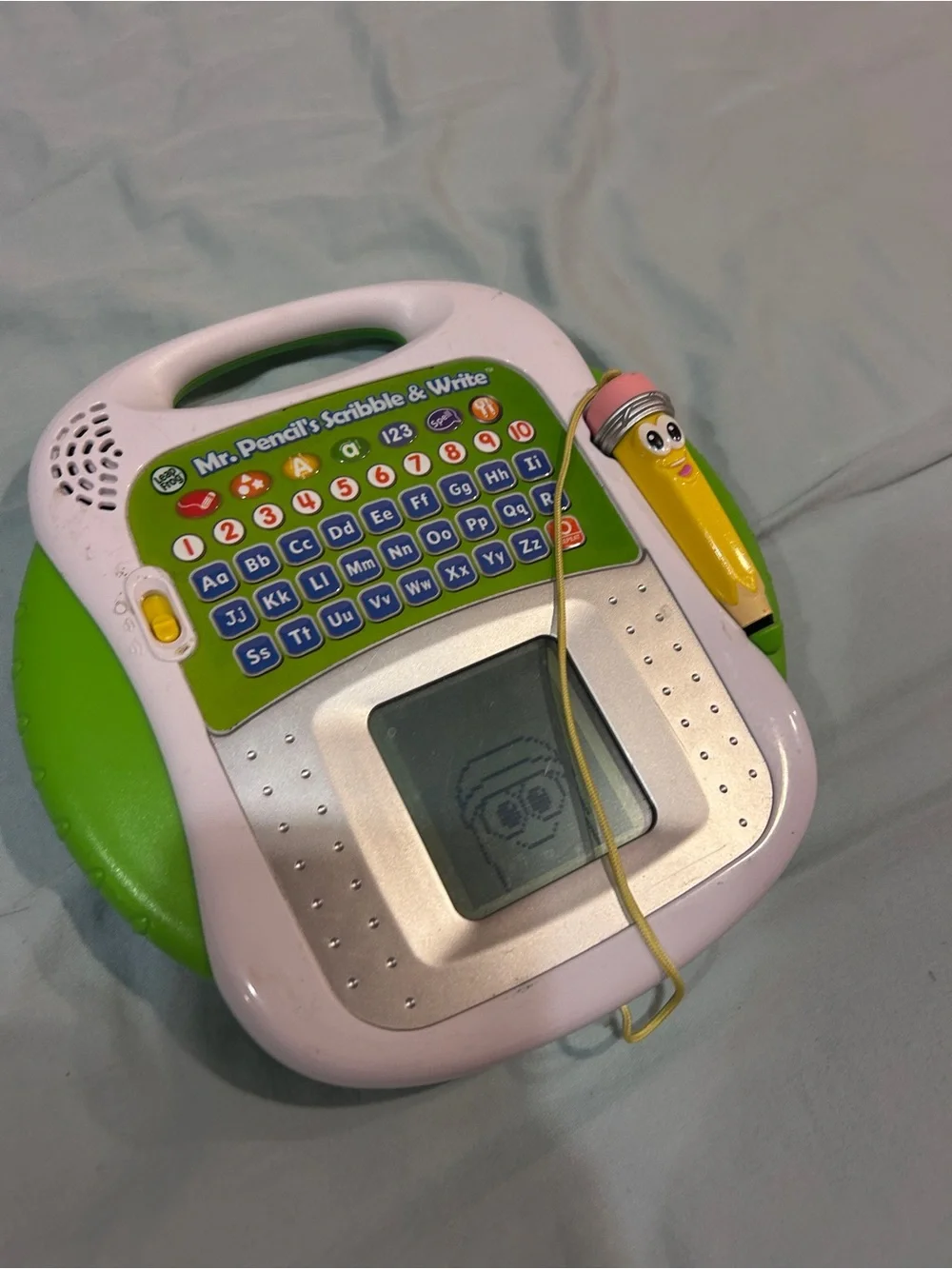 Mr. Pencil Scribble & Write Kids Electronic Drawing Tablet - Green & White
